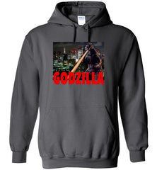 Godzilla  from 1954 Destroying Modern Tokyo Hoodie