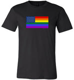 U.S. Rainbow Flag Premium Made in USA T-Shirt