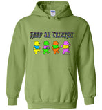 Grateful Pooh Bear Keep On Truckin' long sleeve hoodie