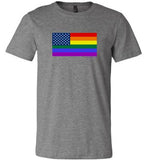 U.S. Rainbow Flag Premium Made in USA T-Shirt