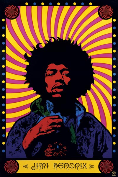 Jimi Hendrix 24" x 36" Poster