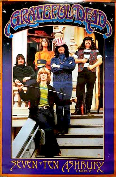 Grateful Dead - 710 Ashbury Poster 24" x 36"