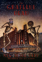 Grateful Dead New York City Radio City Music Hall Concert Poster 24" x 36"