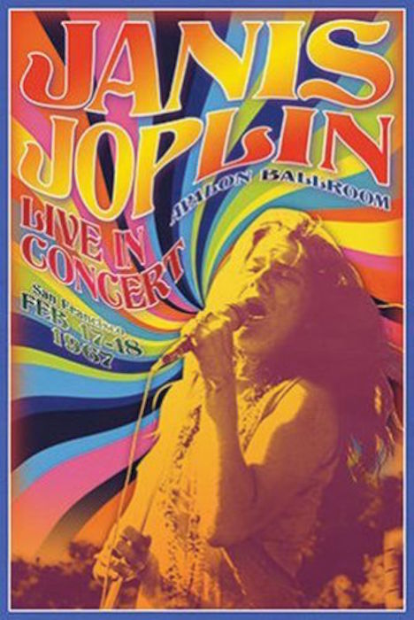 Janis Joplin - Avalon Ballroom 24" x 36" Poster