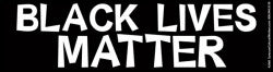 Black Lives Matter - Bumper Sticker / Decal (11" X 3.25")