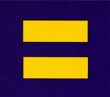 Equality Symbol - Bumper Sticker / Decal (4" X 3.5")