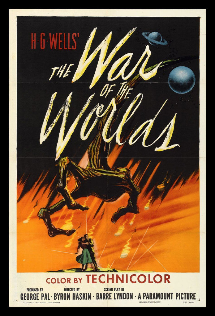 The War of the Worlds Movie Poster 22" x 34"