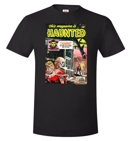 Haunted Magazine Cover Value T-Shirt