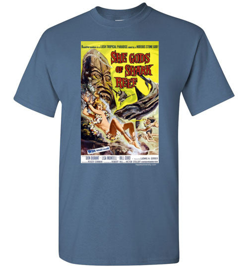 She Gods of the Shark Reef Movie Poster T-Shirt