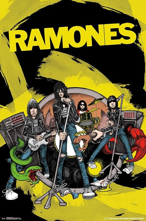 The Ramones Animated Poster 24" x 36"