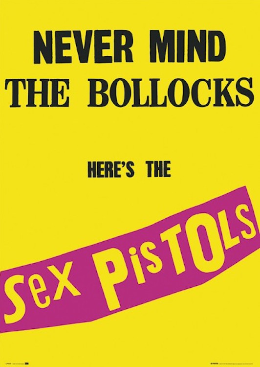 The Sex Pistols Never Mind The Bollocks Poster 24" x 36"